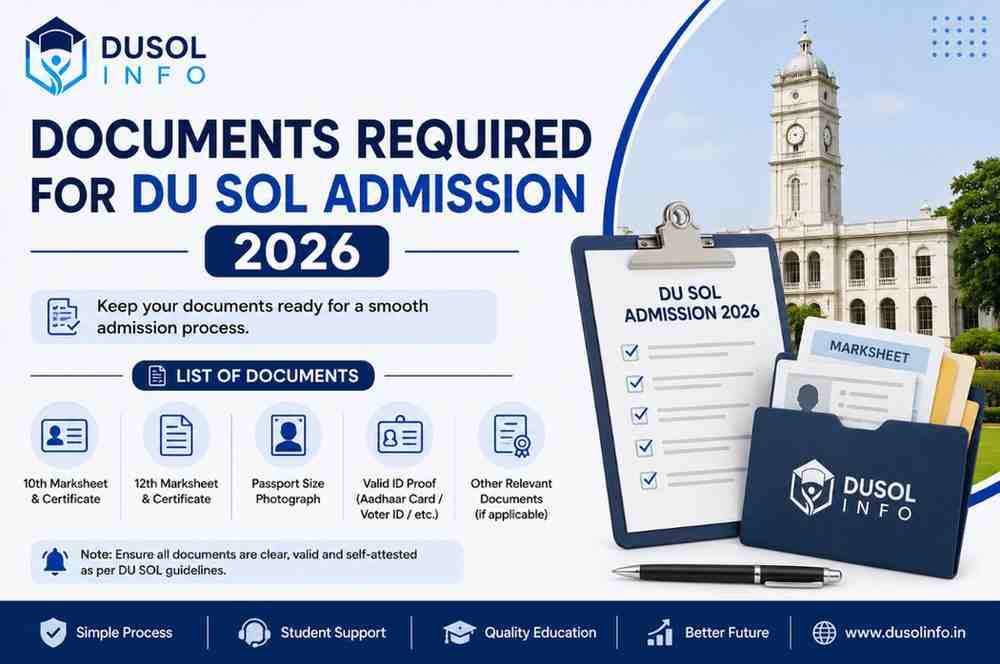 documents-required-for-du-sol-admission-2026