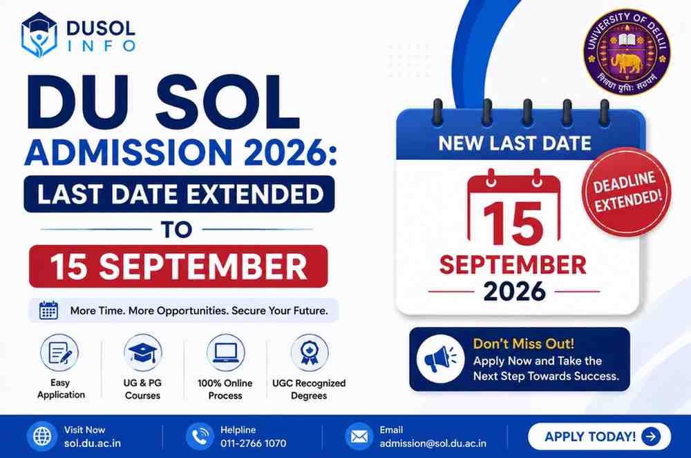 du-sol-admission-2026-last-date-extended-to-15-september